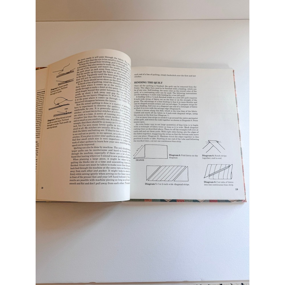 Classic Patchwork & Quilting Hardcover Book Margit Echols 1990 Sedgewood Press - Picture 4 of 11